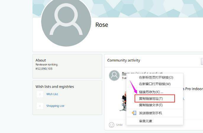 亚马逊Reviewer Profile ID